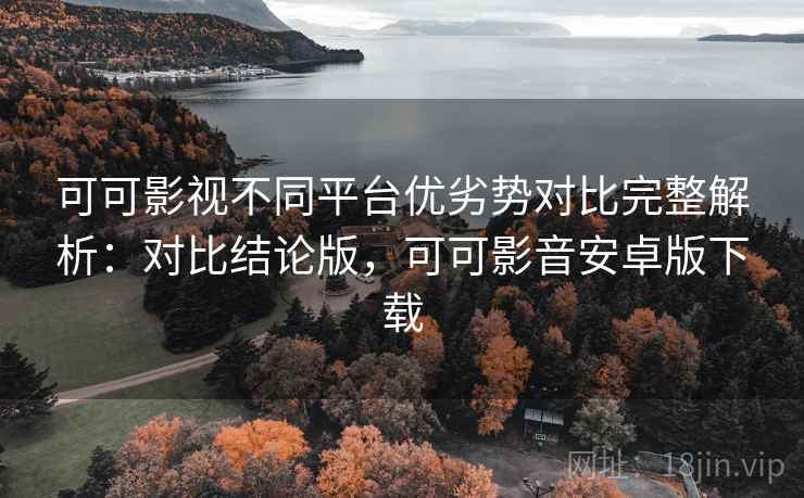 可可影视不同平台优劣势对比完整解析：对比结论版，可可影音安卓版下载