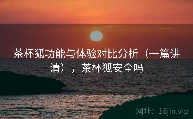 茶杯狐功能与体验对比分析（一篇讲清），茶杯狐安全吗